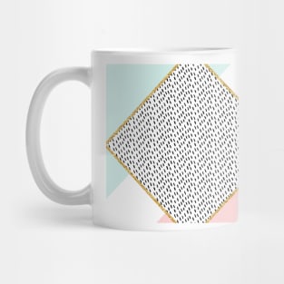 Mint and blush ethereal geometry Mug